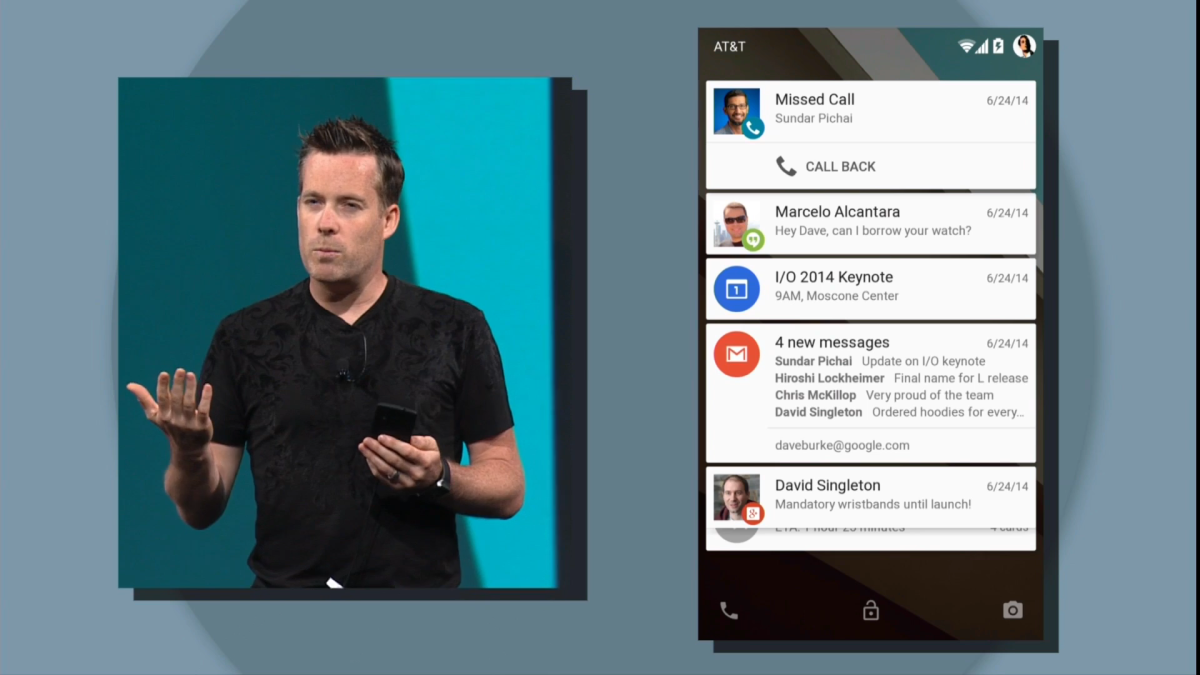 The new version of the OS will improve how notifications work