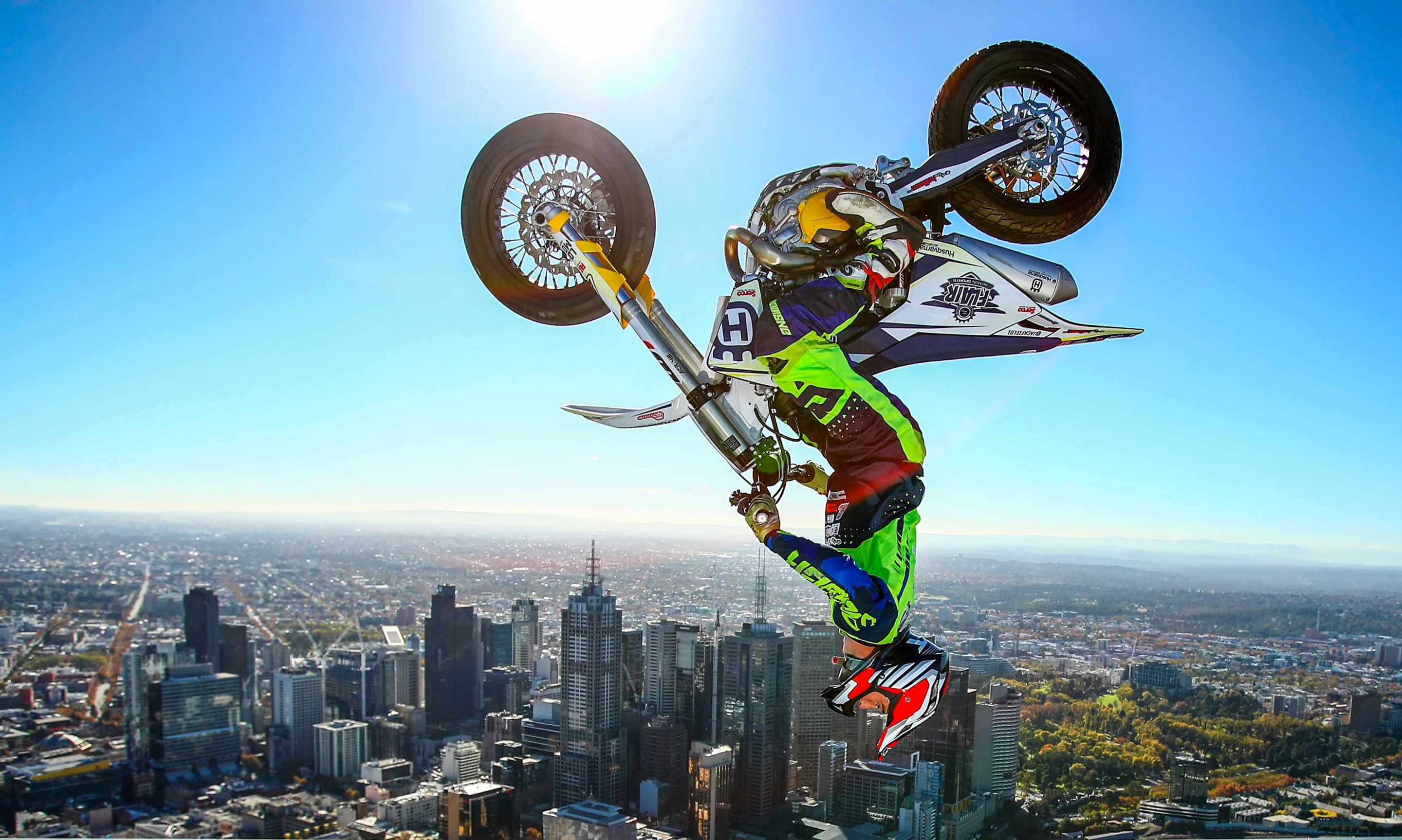 World Sports Photography Awards. Gold, View. World Champion Trials bike rider Jack Field performs the highest backflip on a motorcycle ever recorded as he flips his motorbike upside down on the roof of Melbourne's Eureka Tower on May 22, 2019 in Melbourne, Australia