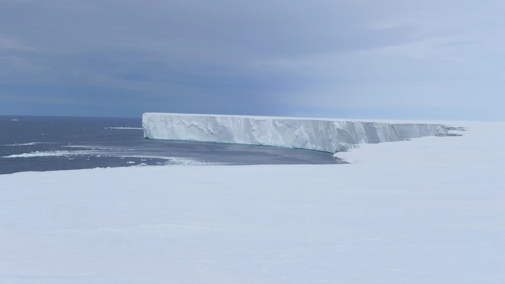 The wall of the Ross Ice Shelf stretches for a staggering 600 km (373 miles) in length