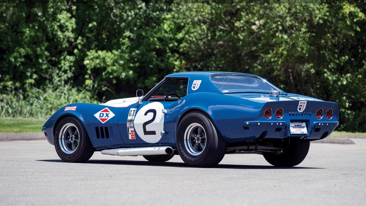 1968 Chevrolet Corvette L-88 Sunray-DX Race Car | Estimate: $950,000 to $1,250,000 | Official Auction Description: Worldwide Auctioneers Lot 59