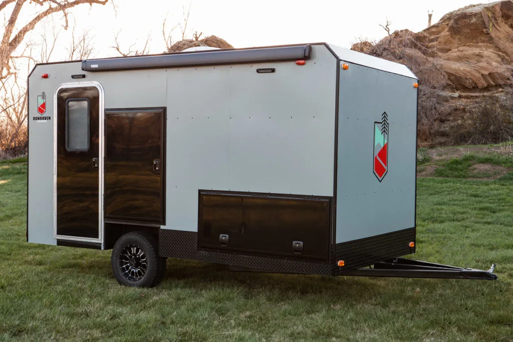 Making camp with the Dunraven trailer