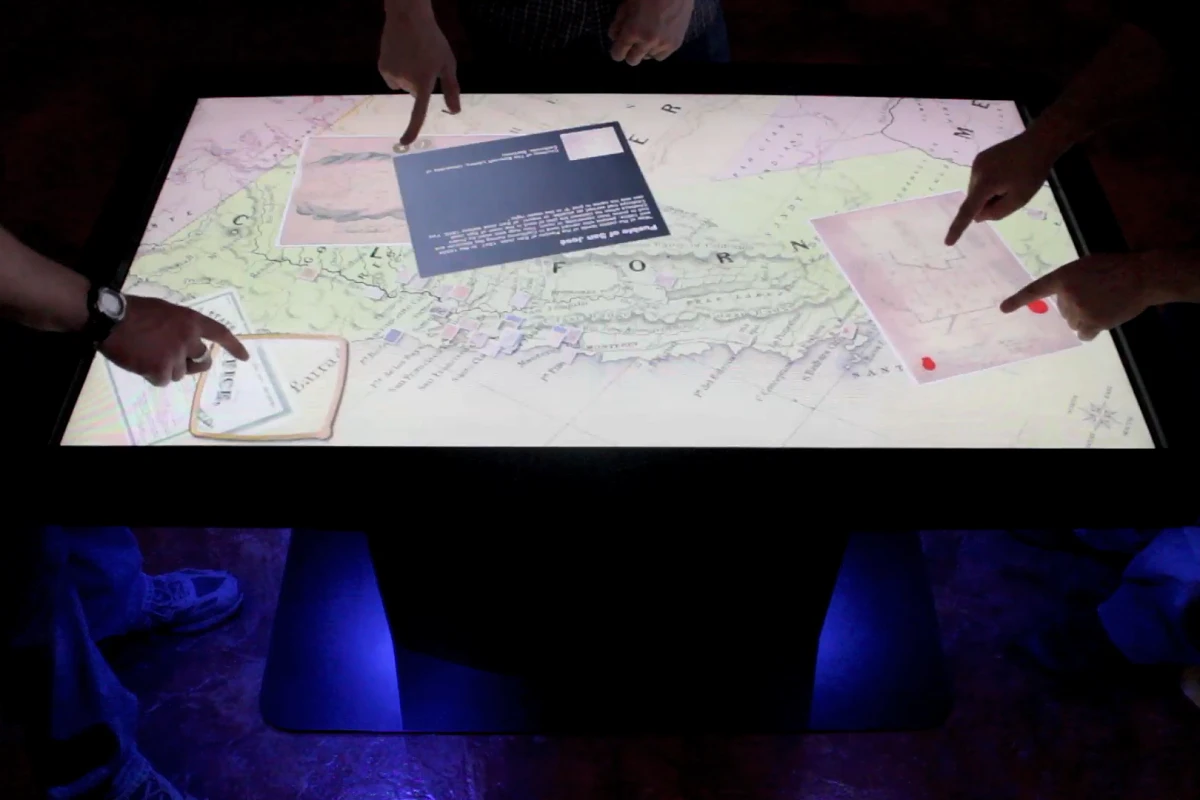 The new MT55 HD Multitouch Table from Ideum features a 55-inch high definition LCD display with a solid state multi-touch system, and is powered by a quad-core processor and NVIDIA graphics