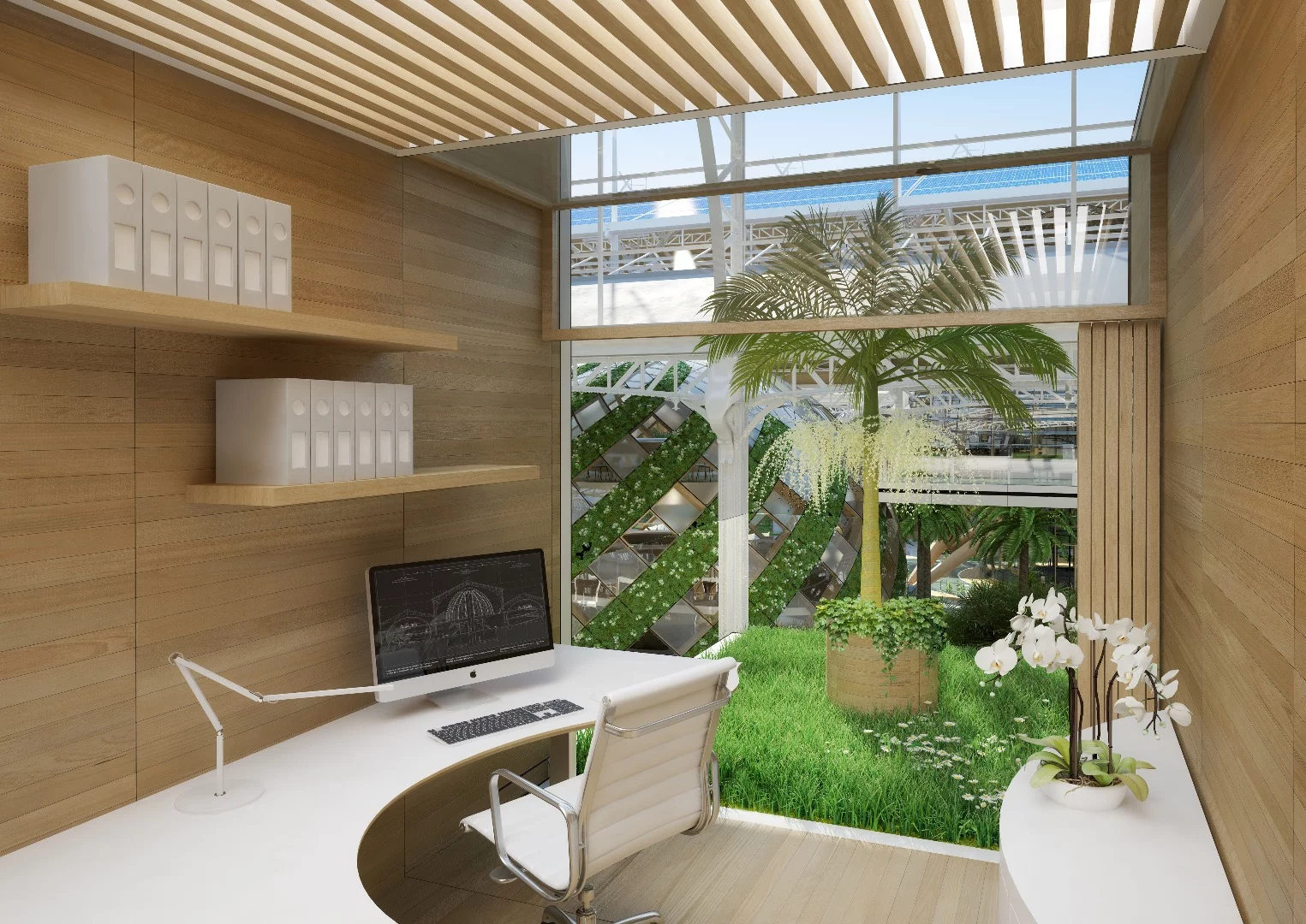 Inside a typical Tour & Taxis office