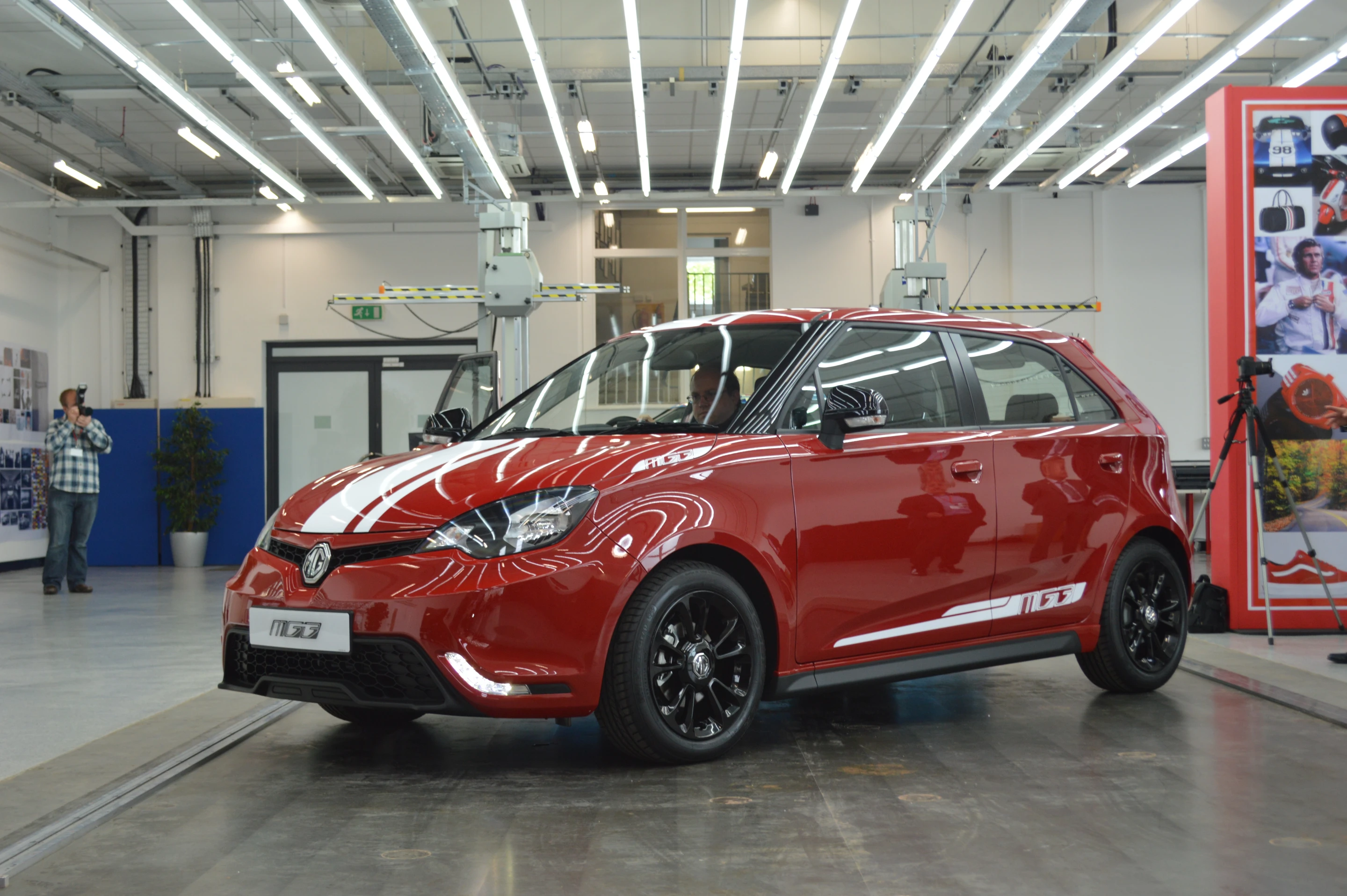 MG unveils its MG3 hatchback (Photo: Gizmag)
