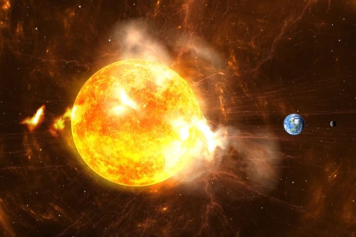 If a solar storm of this magnitude were to hit the Earth today its effect would be cataclysmic on our electronic and telecommunications networks