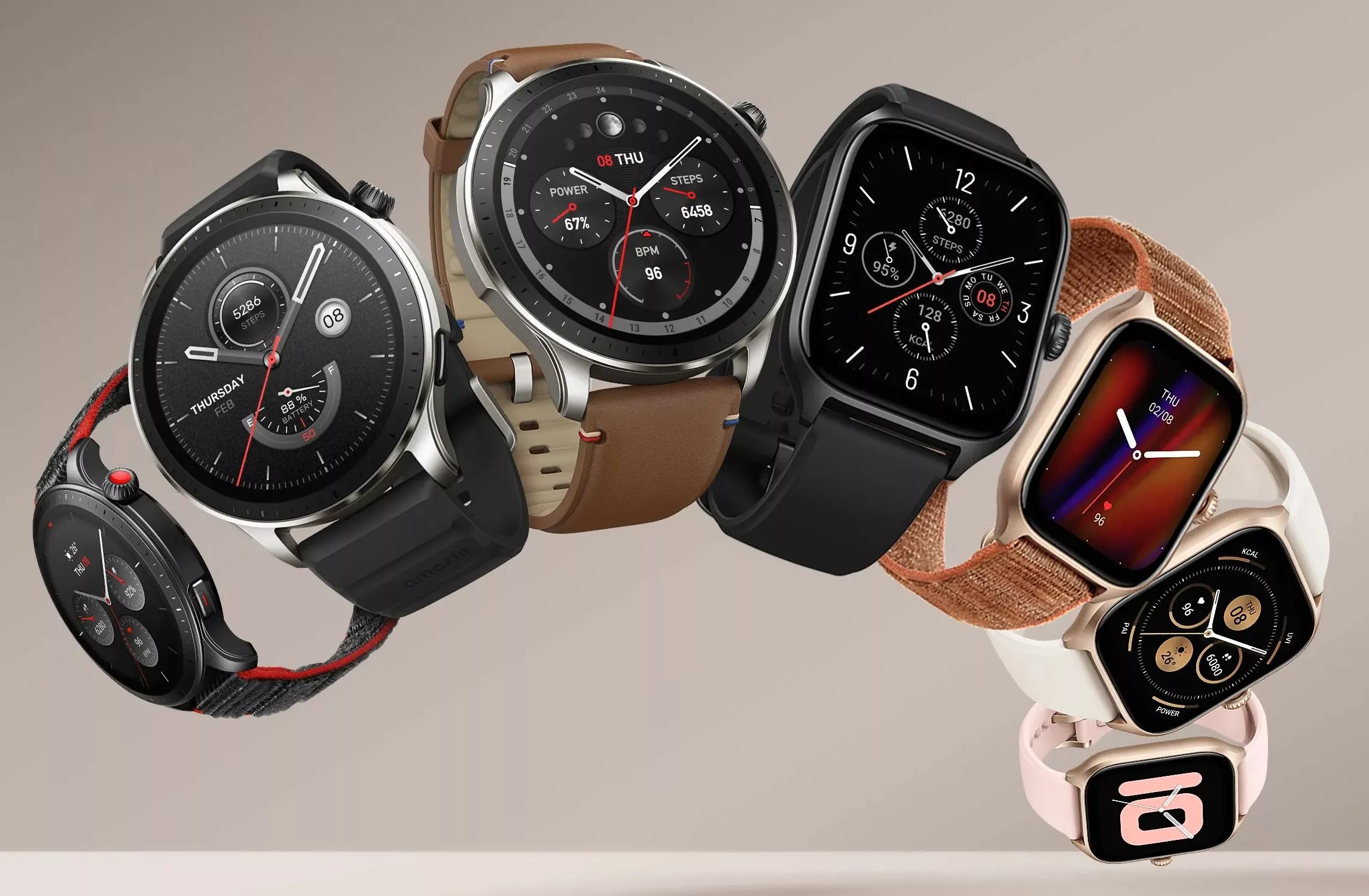 The GTR 4 and GTS 4 smartwatches cram in an awful lot of useful features for under $200