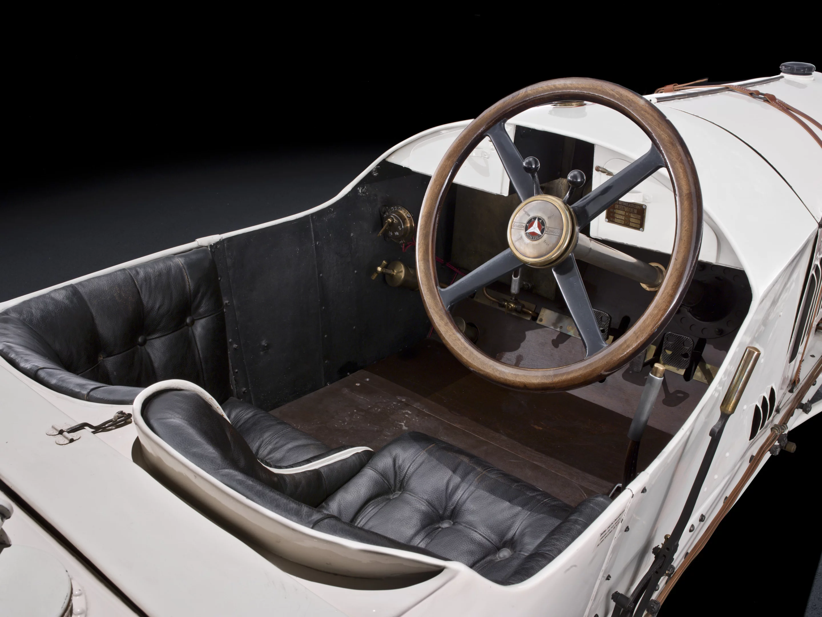 Interior of the 1914 Grand Prix racer