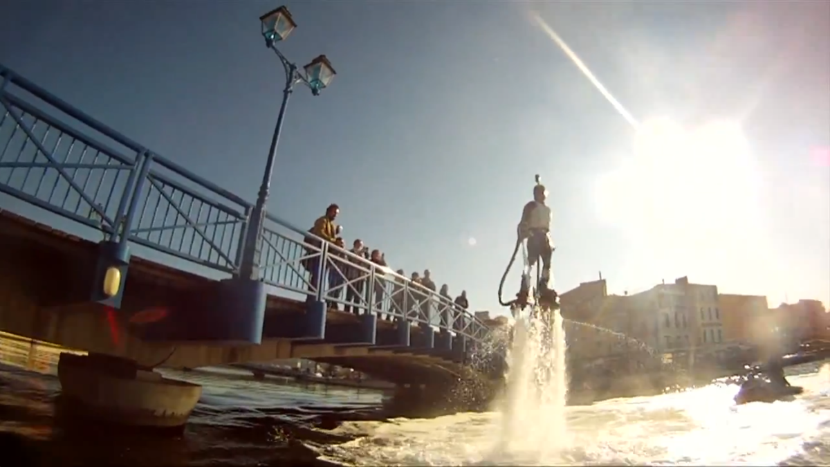 The Zapata Flyboard: Aquaman meets Iron Man