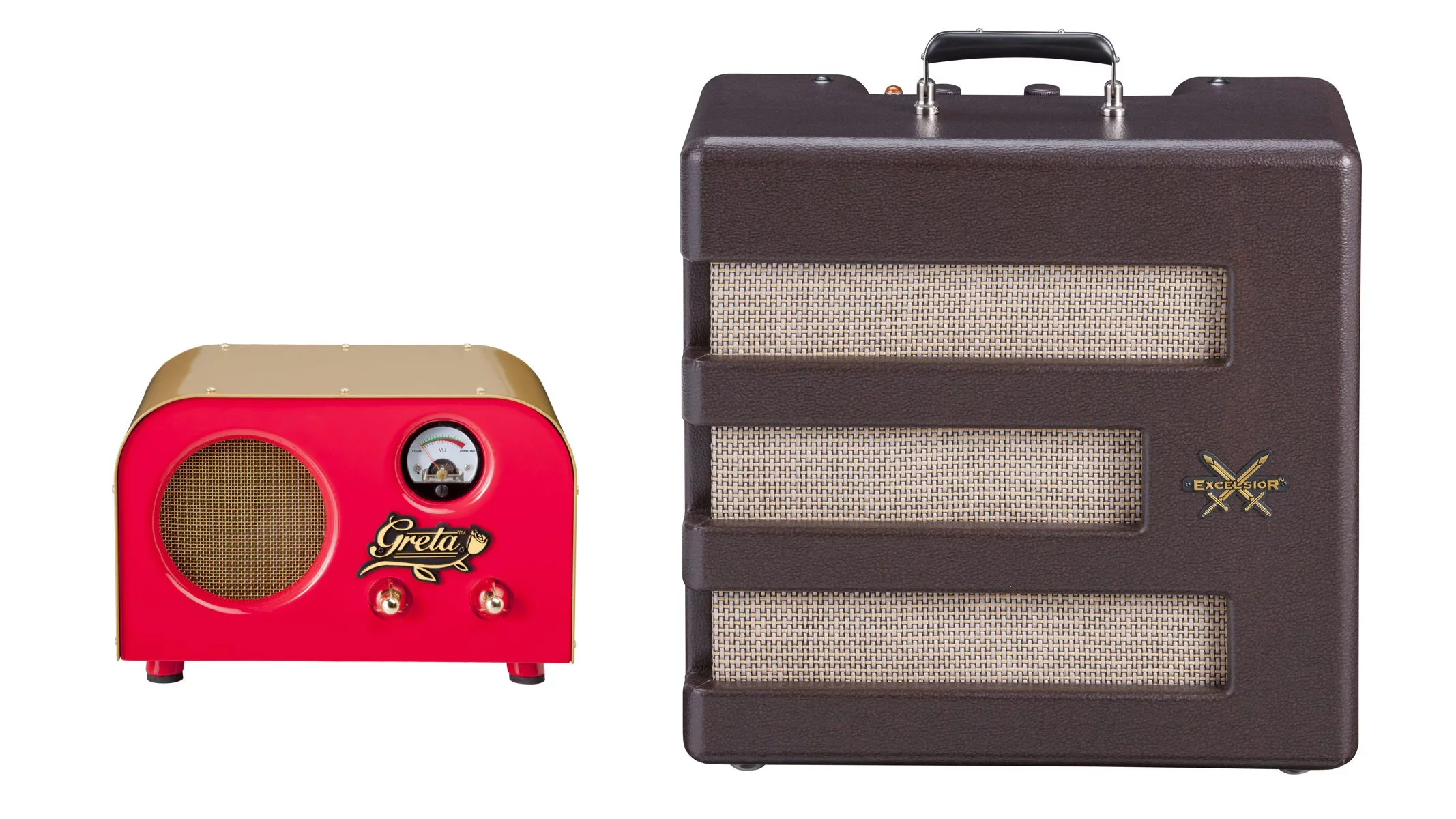 Fender has revealed two new small tube amps that are said to have an air of the early days of electrified sound - the Excelsior and the Greta