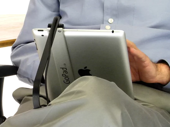 GoPad can be manipulated to work in a number of positions (Photo: GoPad.ca)