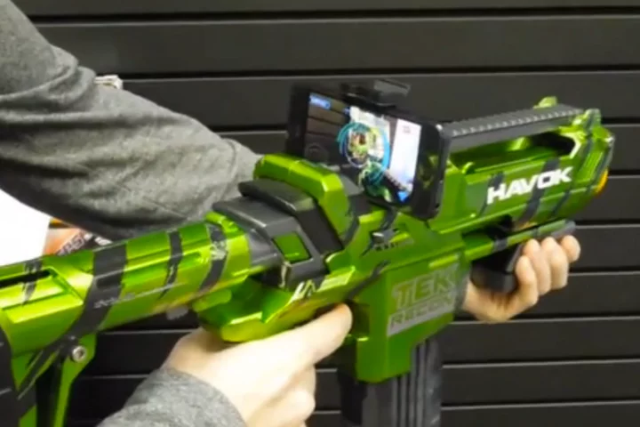 Tek Recon offers a blaster and an integrated app to make real world play like an FPS