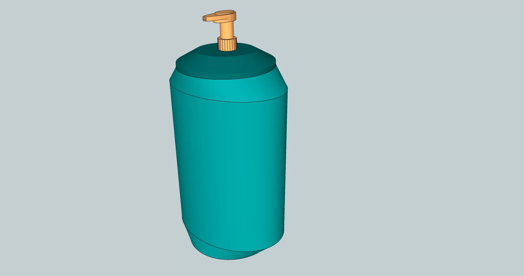 A rendering of a possible commercial version of the Zero Waste Twist Dispenser