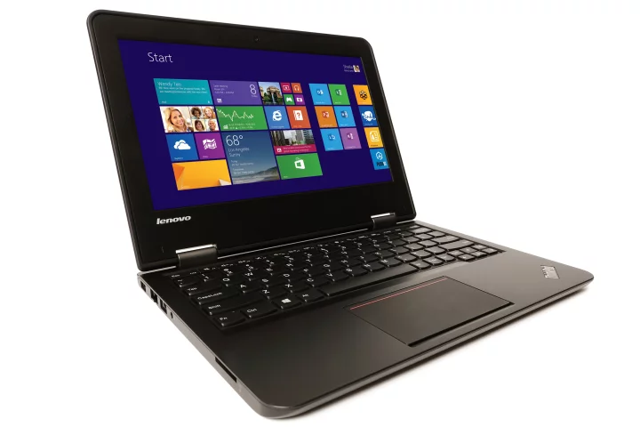 The 11e series features rubberized bumpers on the outside and strengthened hinges and corners to withstand the rigors of the school day