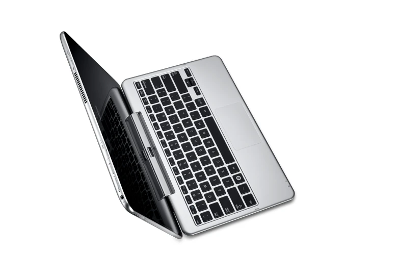 The Samsung Ative Smart PC Pro dock provides a full-sized keyboard