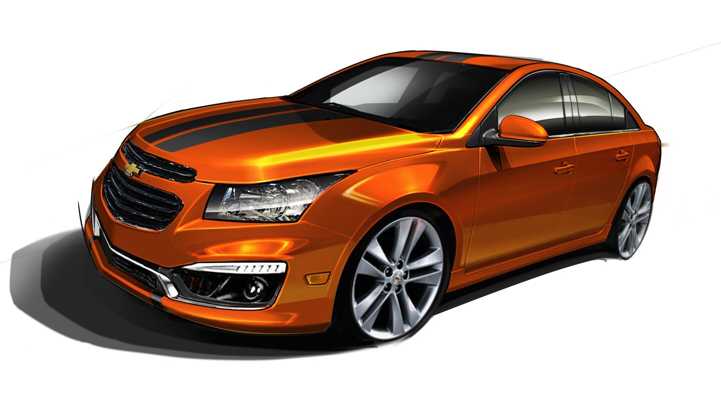 The Cruze RS Plus is finished in "Wildfire Metallic"