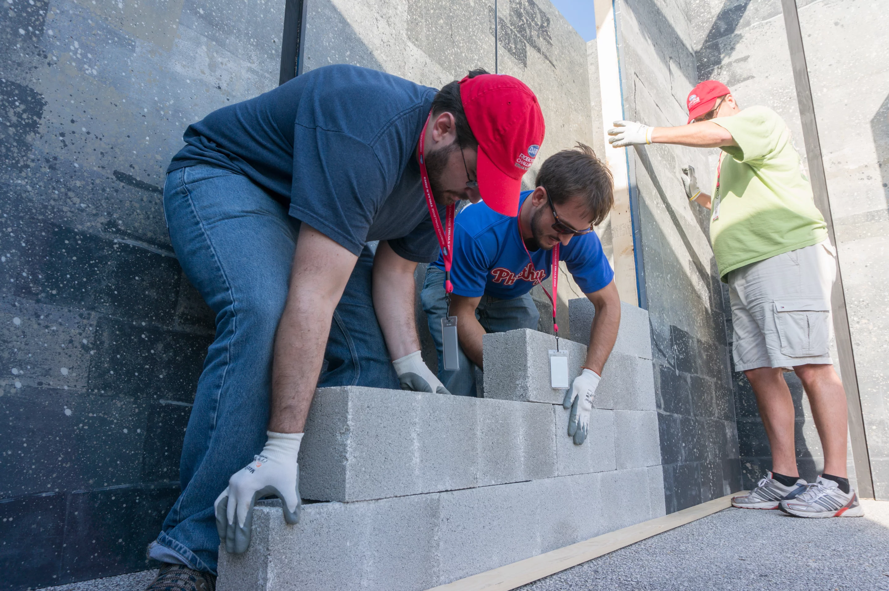 Preparing the debris course