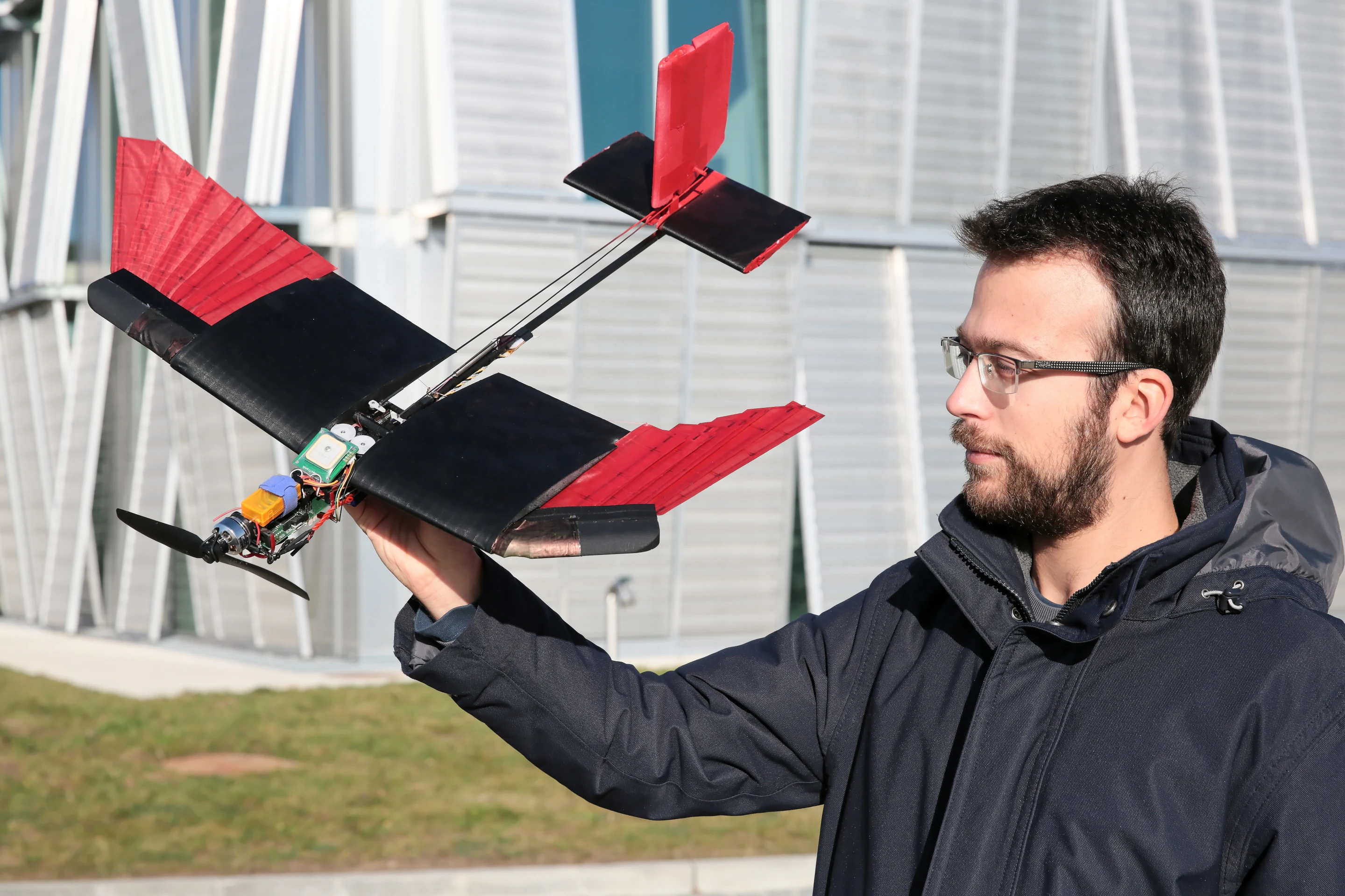 The researchers say the drone could find applications in urban environments at low altitudes, where winds are known to change quickly