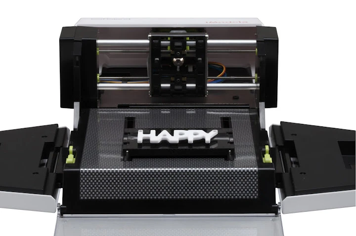 Rather than slowly building a model by layering the material, the iModela iM-01 3D Modeling Machine carves its creations down from a larger block of material