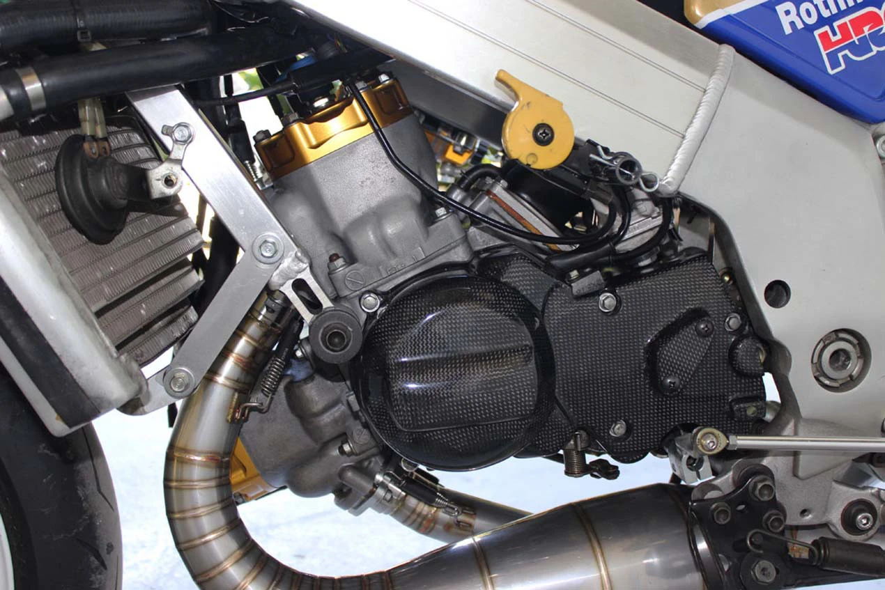 This V2 enjoys a 75 percent horsepower boost