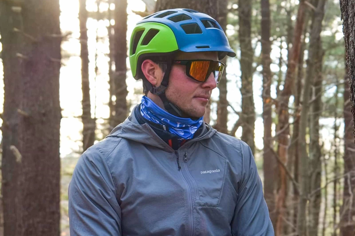 The Bridger helmet with its vented shell attached – buyers can choose between a variety of color combinations