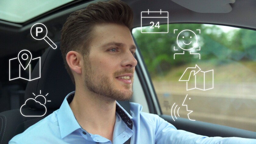 The Bosch system does not operate on preset commands but instead responds to natural sentences as if you were talking to a real person
