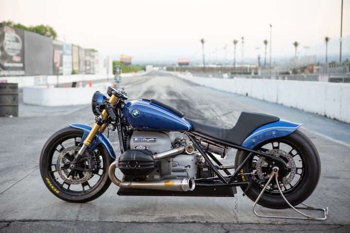 Roland Sands has spent three and a half months turning the BMW R18 into a dragster