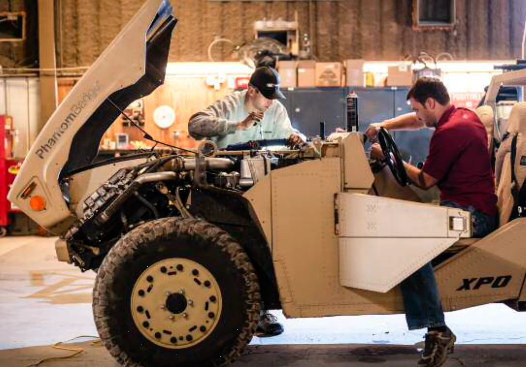 The Phantom Badger is modular