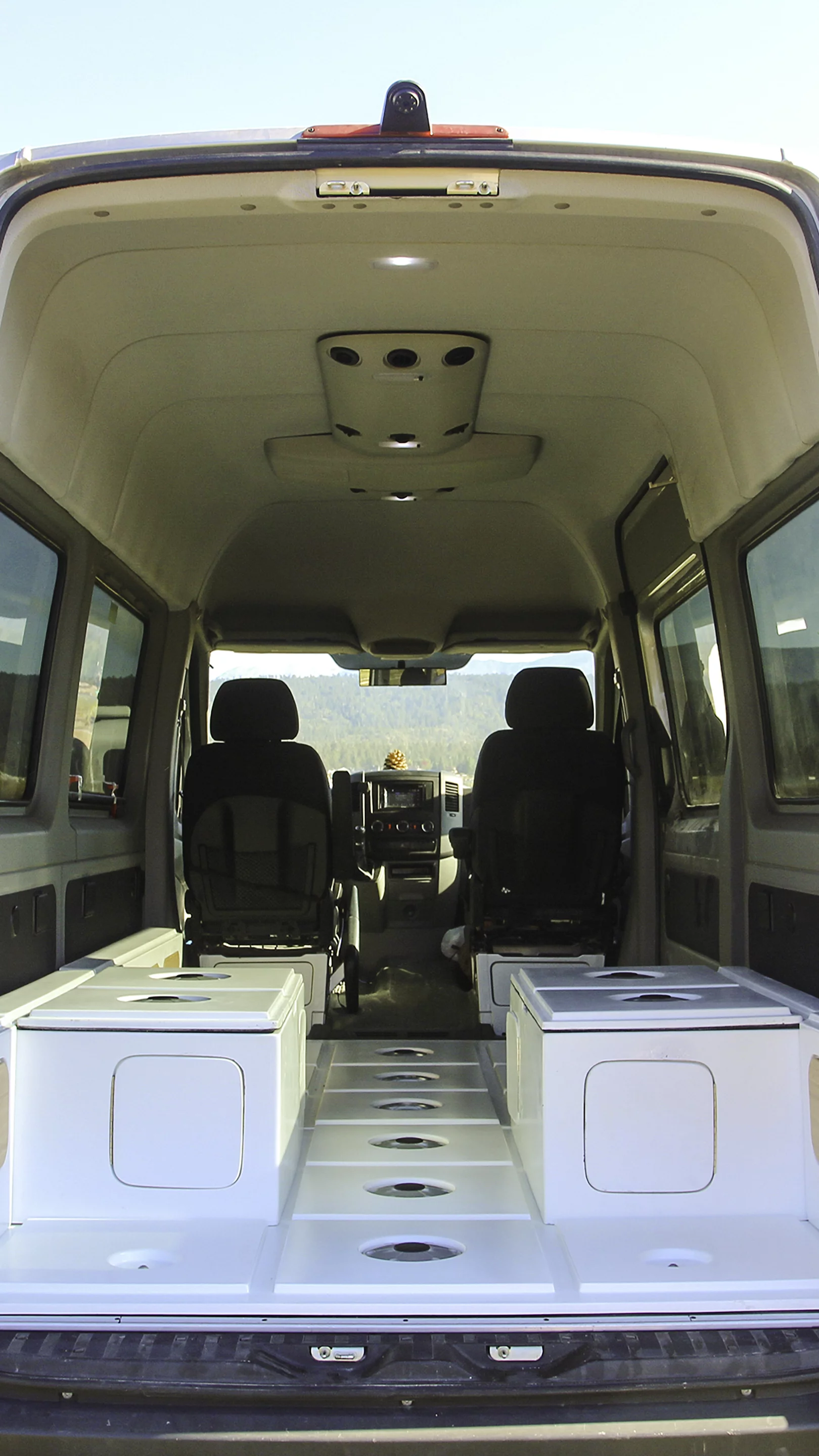 A look inside the Happier Adaptiv Mercedes Sprinter 144