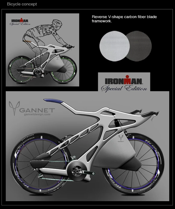 Gannet Design's re-imagining of the bicycle
