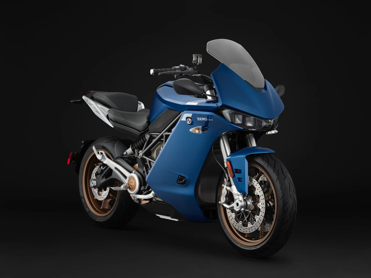 The new, fully faired Zero SR/S electric sports touring motorcycle