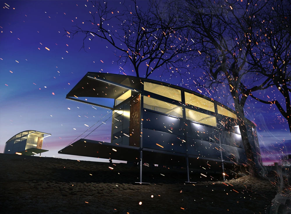 AbleNook could be a great idea for a backyard office or an affordable eco-retreat