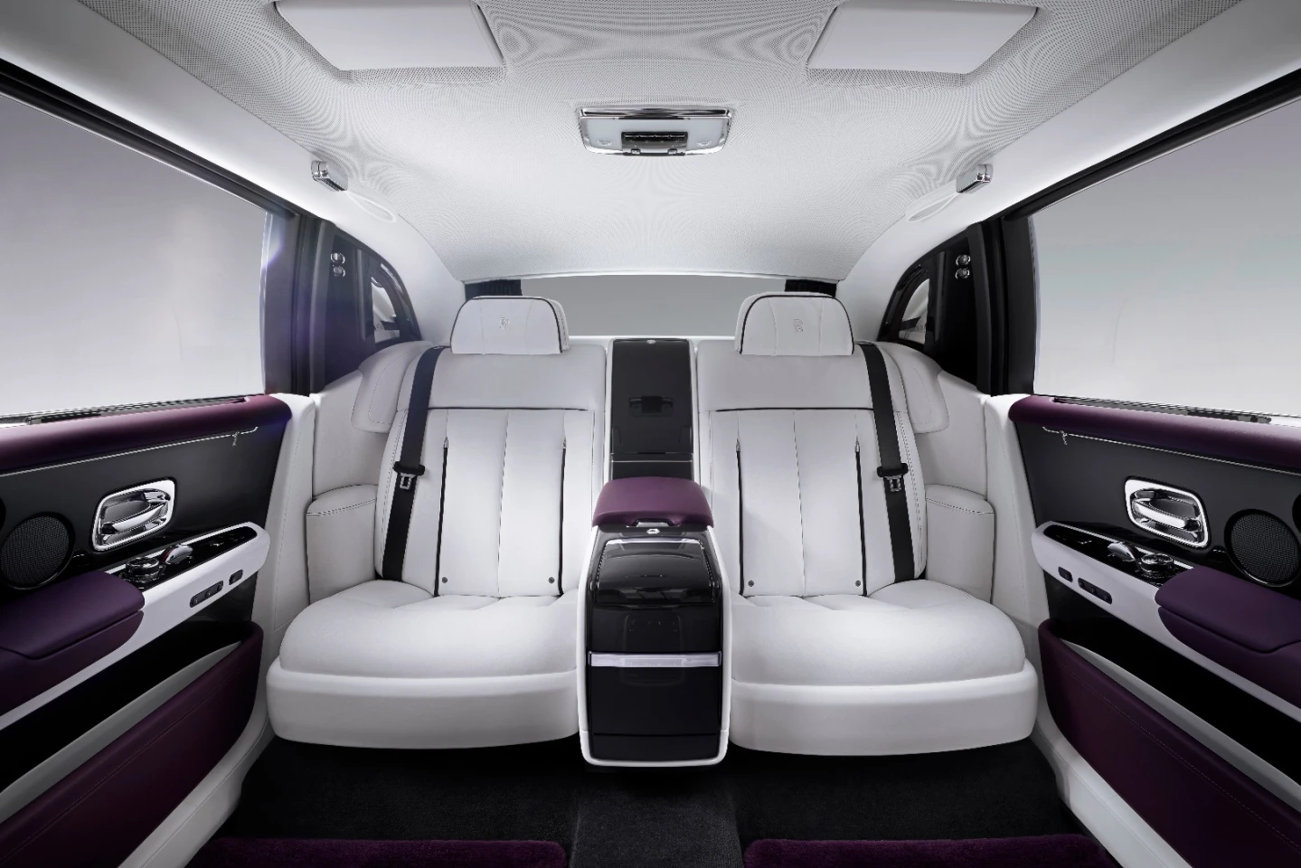 The rear seats are the place to be in the Rolls-Royce Phantom