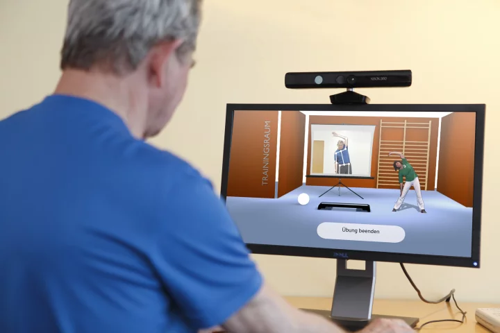 Fraunhofer's telerehabilitation system in use