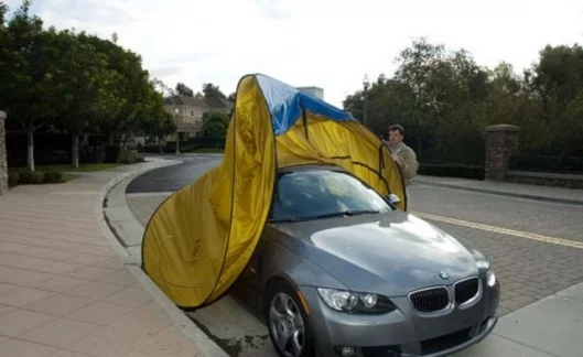 The Touchless Car Cover