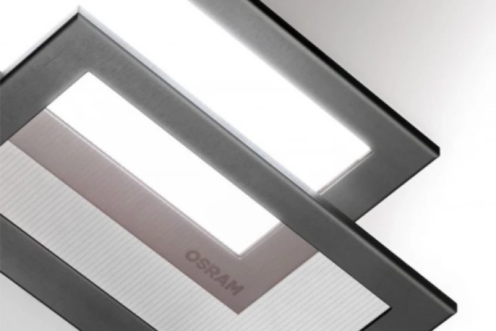 OSRAM's Transparent white OLED tile