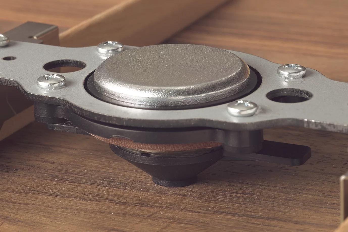 Reverb and chorus effects are created inside the TransAcoustic guitars by an actuator facing the back