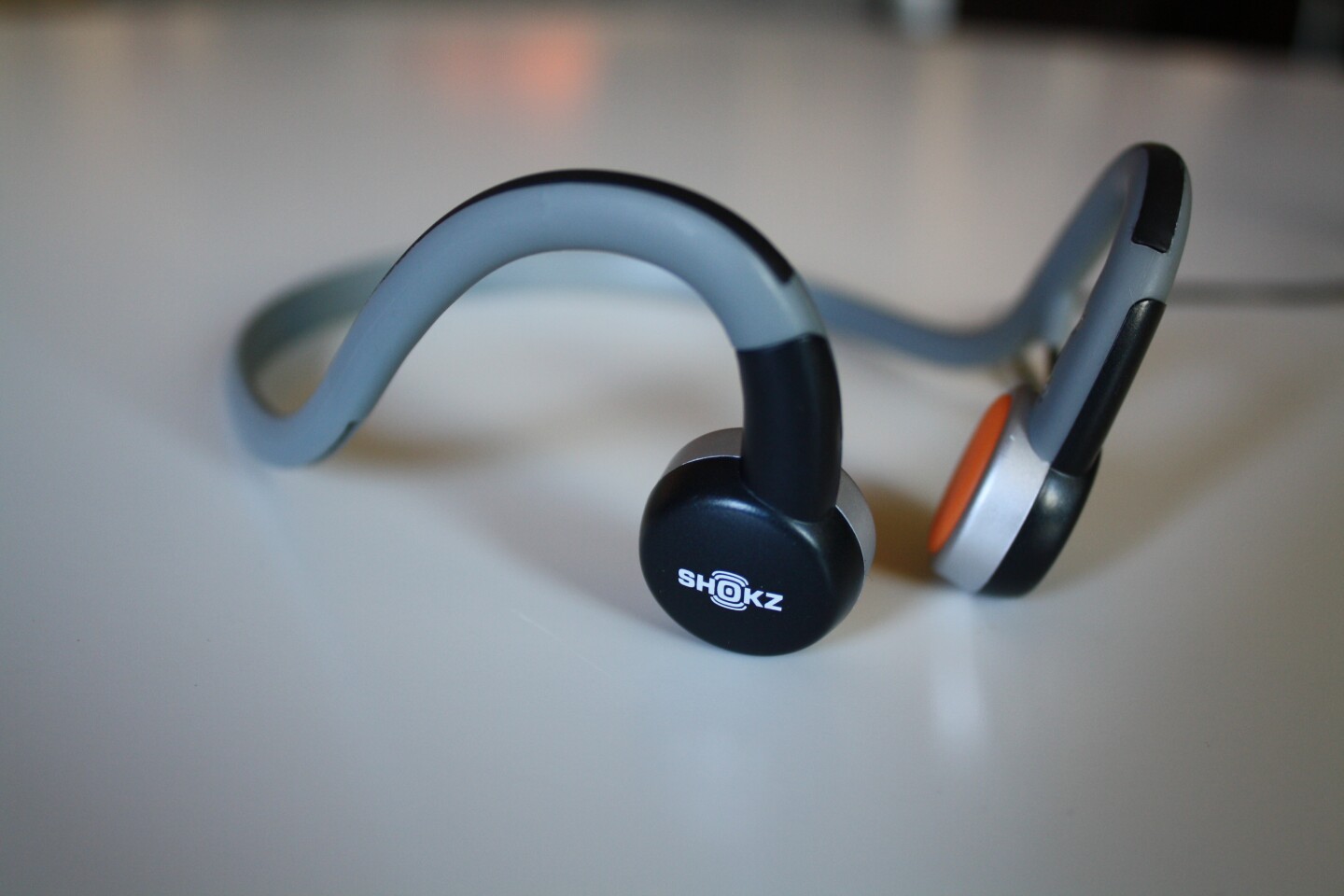 Aftershokz headphones deliver sound through cheeks rather than your ears