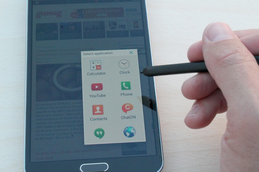 The list of apps compatible with Pen Window is pretty short, but there are some useful ones in there