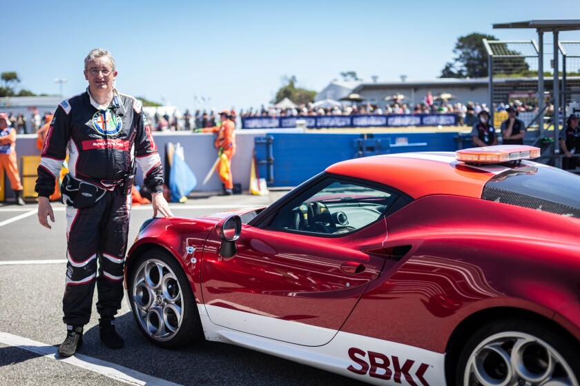 Stephen Lynch, WSBK chase car driver