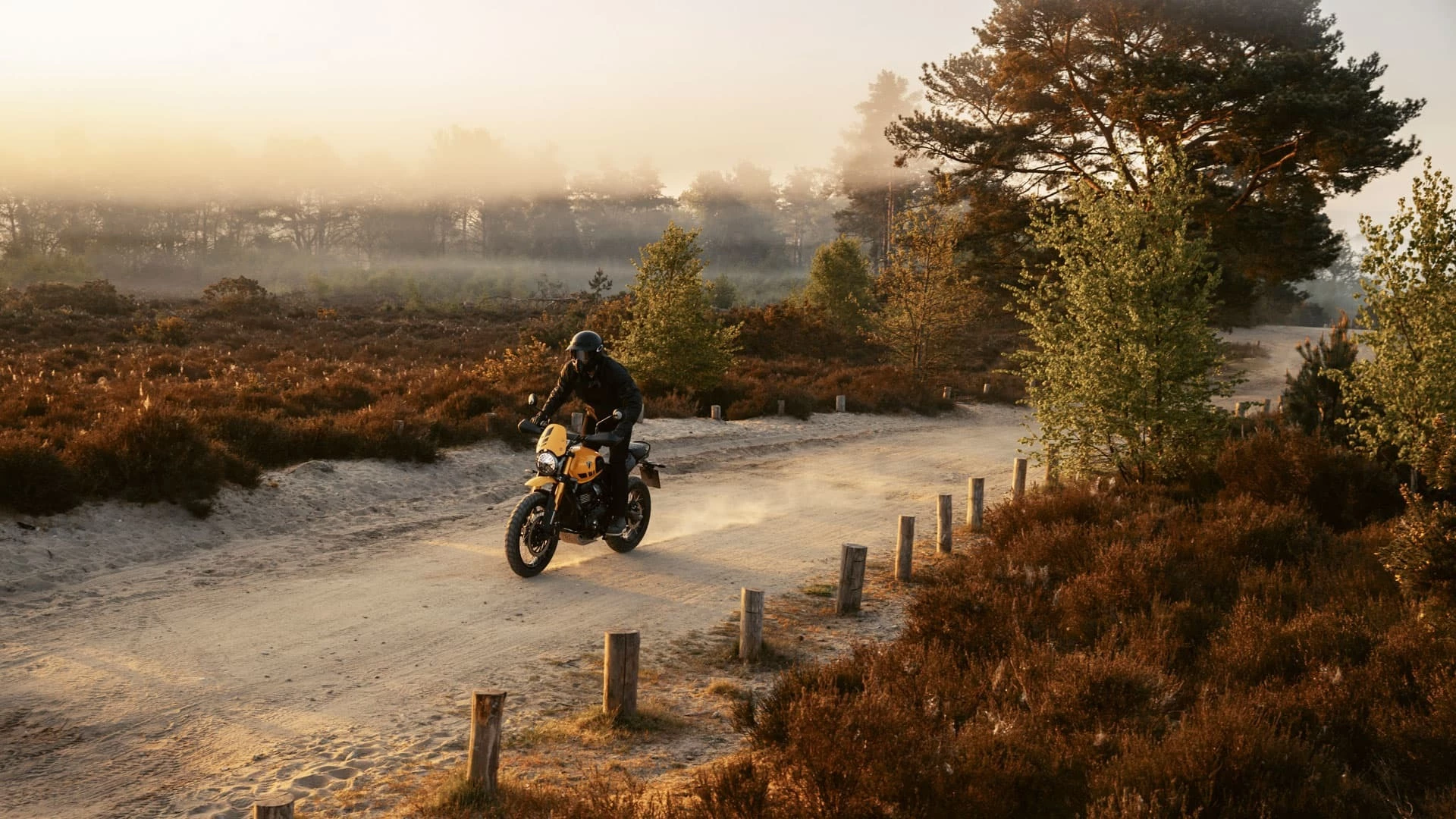 The engine is the same 398cc liquid-cooled, single-cylinder, 4 valve, DOHC as the stock model