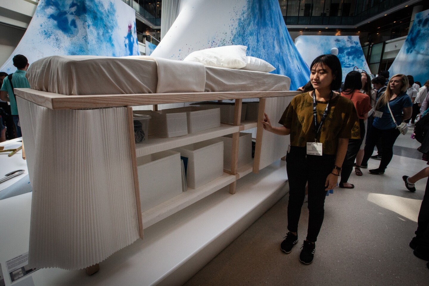 The tiny house movement is rife with space-saving ideas, and the Tiny Home Bed from the University of Art and Design Lausanne’s Yesul Yang is a great example of this kind of thinking at work
