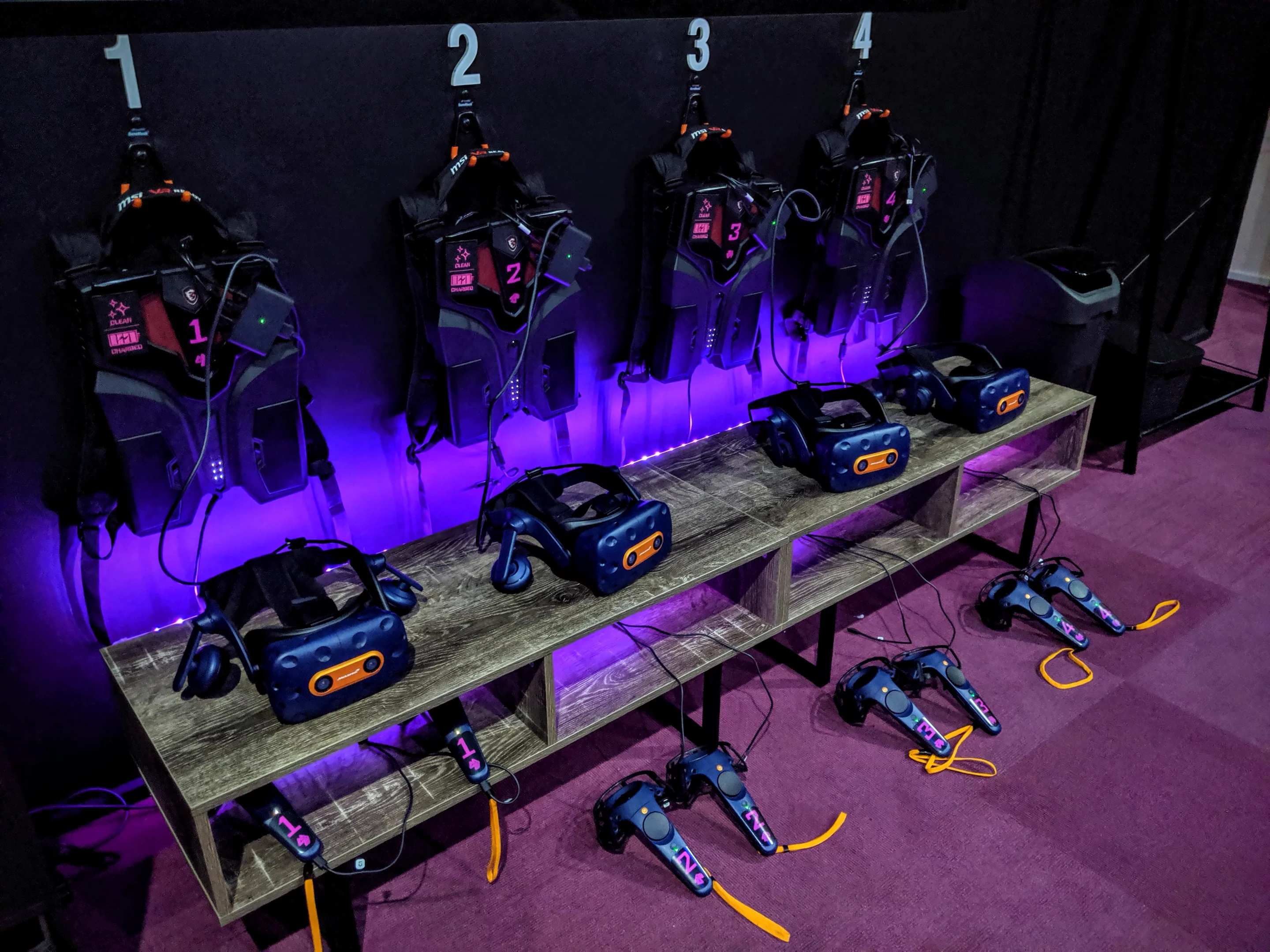 Autron VR uses HTC Vive Pro headsets and MSI VR One Backpack PCs