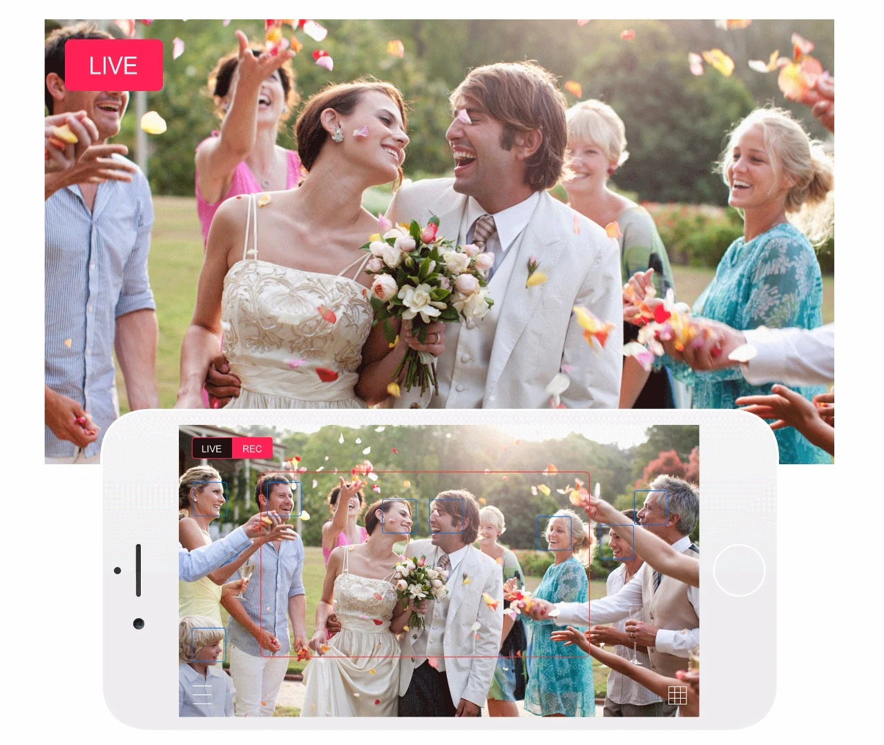 The Movi video camera from Livestream lets user edit between different sections of the 4K video frame