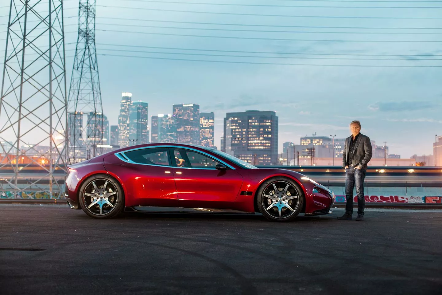 Henrik Fisker stands tall with his latest creation