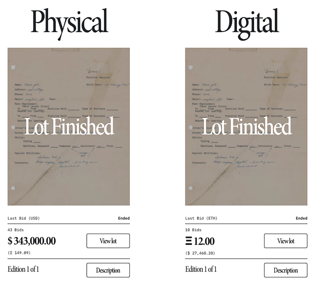 The final verdict on the purpose-built site SteveJobsApplicationcom. site designed to optimise the result for the consortium that purchased the single A4 sheet