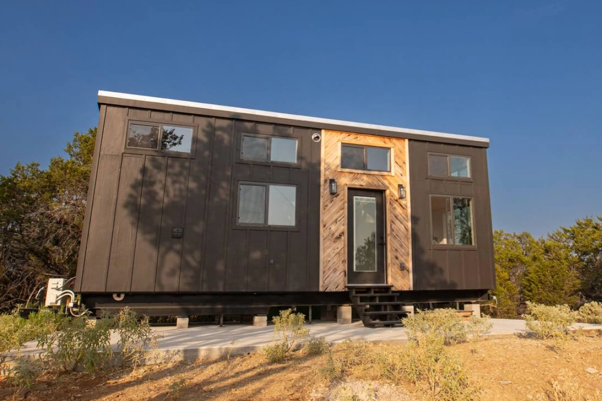 The Escape tiny house is available in multiple configurations, making it suitable for full-time use and as a vacation home