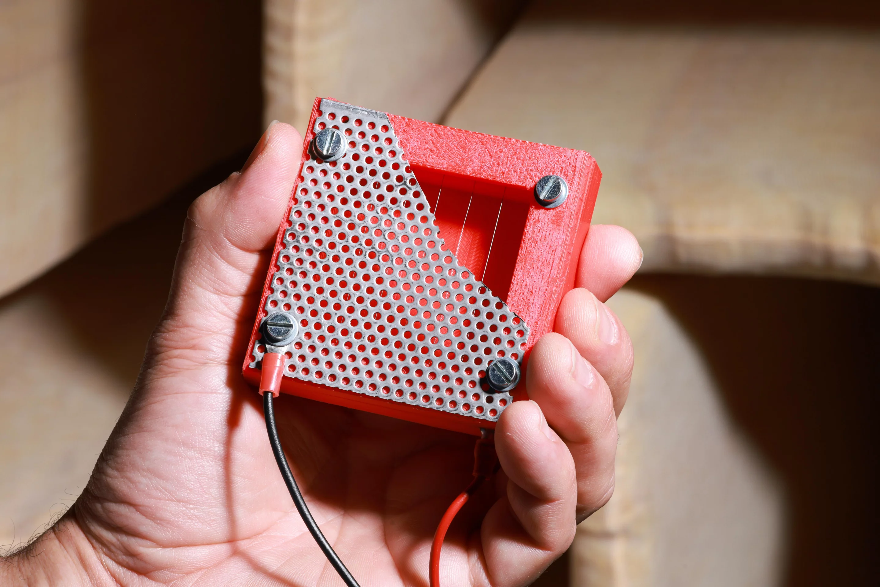 These ionic speakers have no moving parts, making them exceptionally responsive and effective as thin, lightweight noise cancelling metamaterials