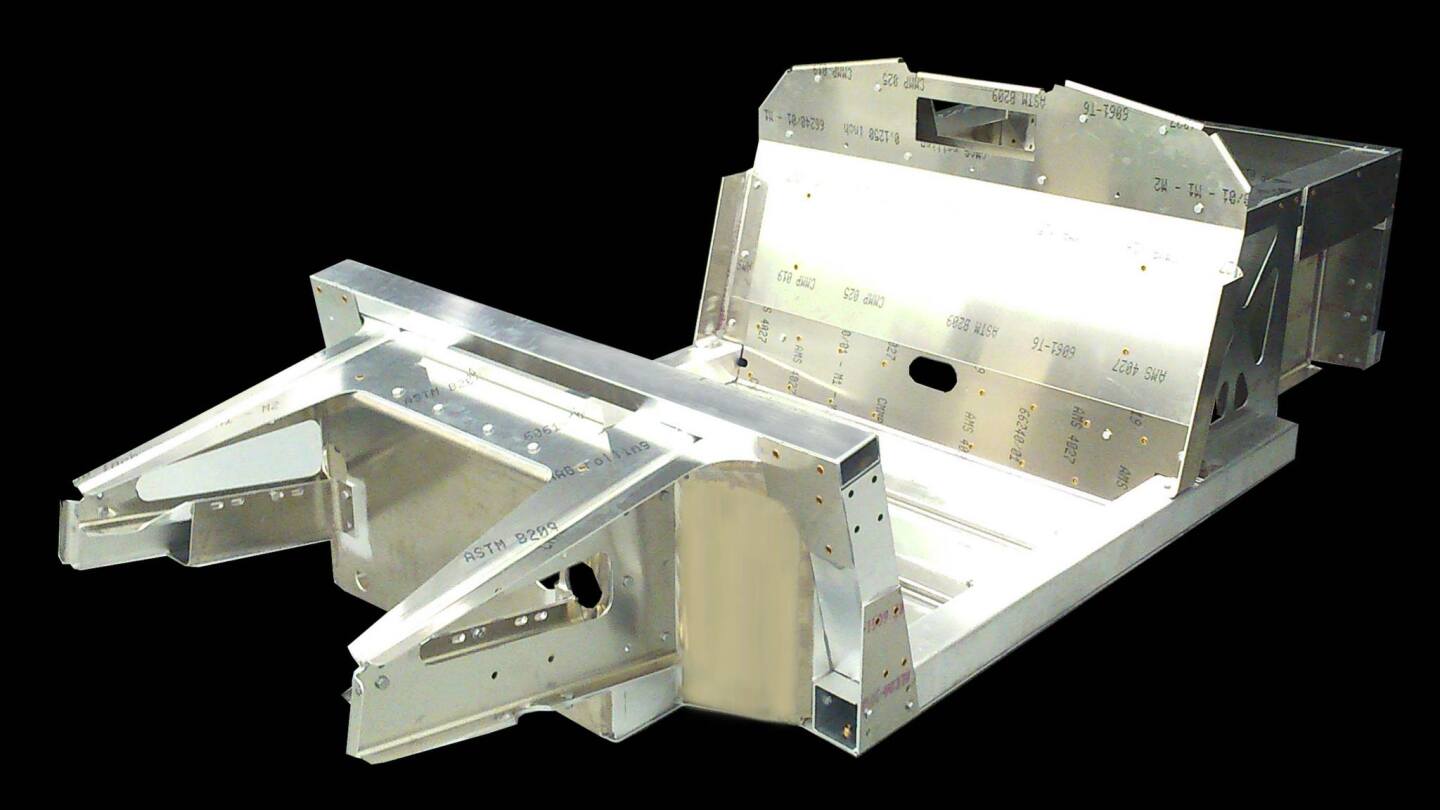 A key feature of the Tomahawk is an aluminum monocoque chassis reported to weigh 300 lb (Photo: Dubuc SLC)
