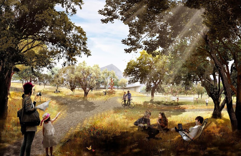 Intended for the North Bay Shore area of Mountain View, the renders revealed so far show a definite focus on landscaping (Image: Google)