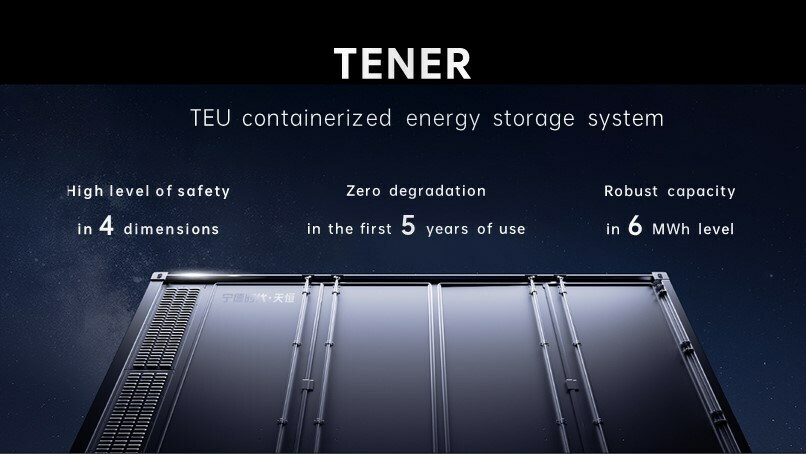 CATL's latest energy storage system development is aimed at the global market